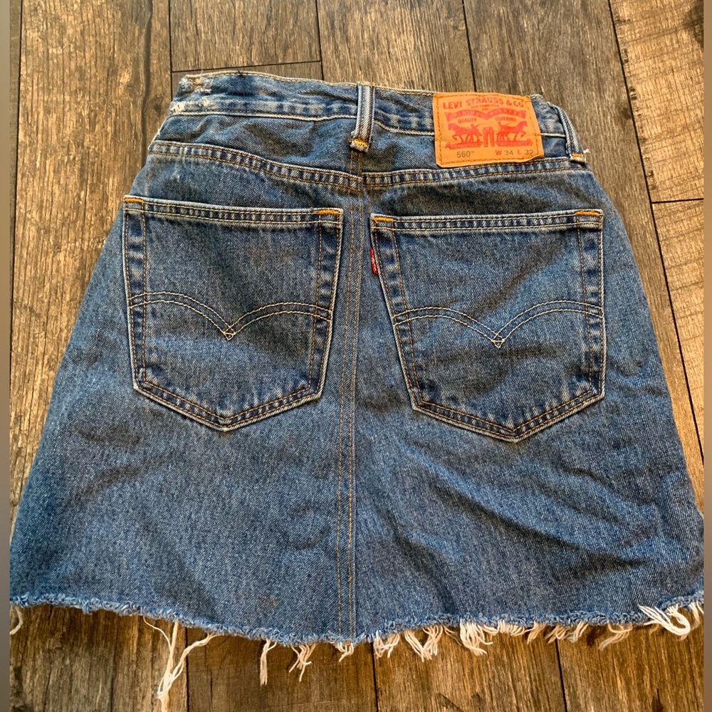 Levis jean skirt